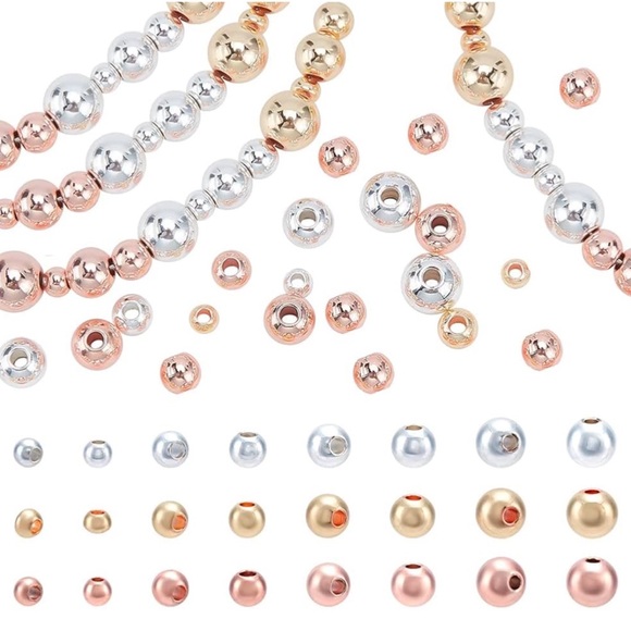 Red and White Christmas Bracelets on Stretch String | Set of 2 - Picture 6 of 7